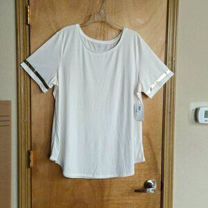 Old Navy Active XXL T Shirt  Short Sleeve Cream Gold